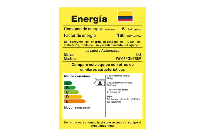 Retiq modelo wo16egnts6p
